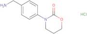 3-[4-(Aminomethyl)phenyl]-1,3-oxazinan-2-one hydrochloride