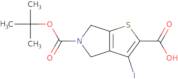 5-[(tert-Butoxy)carbonyl]-3-iodo-4H,5H,6H-thieno[2,3-c]pyrrole-2-carboxylic acid
