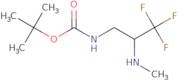 tert-Butyl N-[3,3,3-trifluoro-2-(methylamino)propyl]carbamate