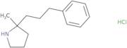 2-Methyl-2-(3-phenylpropyl)pyrrolidine hydrochloride