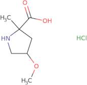 4-Methoxy-2-methylpyrrolidine-2-carboxylic acid hydrochloride