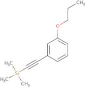 Trimethyl[2-(3-propoxyphenyl)ethynyl]silane