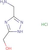 [5-(Aminomethyl)-4H-1,2,4-triazol-3-yl]methanol hydrochloride