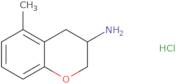 5-Methyl-3,4-dihydro-2H-1-benzopyran-3-amine hydrochloride