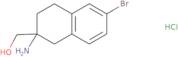 (2-Amino-6-bromo-1,2,3,4-tetrahydronaphthalen-2-yl)methanol hydrochloride