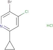 5-Bromo-4-chloro-2-cyclopropylpyridine hydrochloride