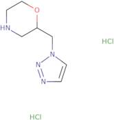 2-[(1H-1,2,3-Triazol-1-yl)methyl]morpholine dihydrochloride