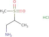 2-Methanesulfonylpropan-1-amine hydrochloride