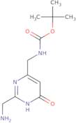 tert-Butyl N-{[2-(aminomethyl)-6-hydroxypyrimidin-4-yl]methyl}carbamate