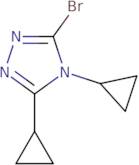 3-Bromo-4,5-dicyclopropyl-4H-1,2,4-triazole