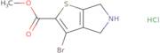 Methyl 3-bromo-4H,5H,6H-thieno[2,3-c]pyrrole-2-carboxylate hydrochloride