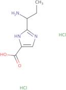 2-(1-Aminopropyl)-1H-imidazole-4-carboxylic acid dihydrochloride