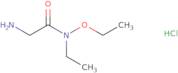 2-Amino-N-ethoxy-N-ethylacetamide hydrochloride