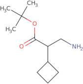 tert-Butyl 3-amino-2-cyclobutylpropanoate