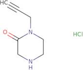 1-(Prop-2-yn-1-yl)piperazin-2-one hydrochloride