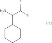 1-Cyclohexyl-2,2-difluoroethan-1-amine hydrochloride