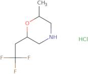 2-Methyl-6-(2,2,2-trifluoroethyl)morpholine hydrochloride