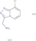{8-Chloro-[1,2,4]triazolo[4,3-a]pyridin-3-yl}methanamine dihydrochloride
