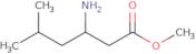 (S)-Methyl 3-amino-5-methylhexanoate