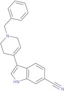 3-(1-Benzyl-1,2,3,6-tetrahydro-4-pyridinyl)-1H-indole-6-carbonitrile