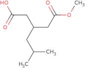 3-(2-Methoxy-2-oxoethyl)-5-methylhexanoic acid