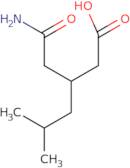 3-(2-Amino-2-oxoethyl)-5-methylhexanoic Acid