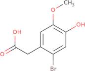 2-Bromo-4-hydroxy-5-methoxyphenylacetic acid