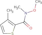 N-Methoxy-N,3-dimethylthiophene-2-carboxamide