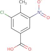 3-Chloro-4-methyl-5-nitrobenzoic acid