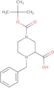 1-Benzyl-4-(tert-butoxycarbonyl)piperazine-2-carboxylic acid