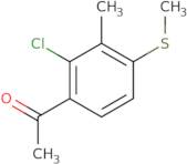 1-[2-chloro-3-methyl-4-(methylsulfanyl)phenyl]ethan-1-one