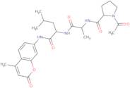 (2S)-1-Acetyl-N-[(2S)-1-[[(2S)-4-methyl-1-[(4-methyl-2-oxochromen-7-yl)amino]-1-oxopentan-2-yl]amino]-1-oxopropan-2-yl]pyrrolidine-2 -carboxamide