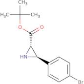 trans-tert-Butyl 3-(4-bromophenyl)aziridine-2-carboxylate