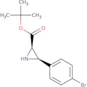 cis-tert-Butyl 3-(4-bromophenyl)aziridine-2-carboxylate