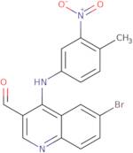 6-bromo-4-((4-methyl-3-nitrophenyl)amino)quinoline-3-carbaldehyde