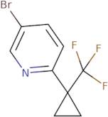 5-Bromo-2-[1-(trifluoromethyl)cyclopropyl]pyridine