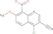 4-chloro-7-methoxy-8-nitroquinoline-3-carbonitrile