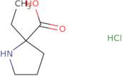 (R)-2-ethylpyrrolidine-2-carboxylic acid hydrochloride