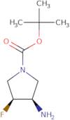 rac-tert-butyl (3R,4S)-3-amino-4-fluoropyrrolidine-1-carboxylate