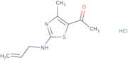 1-{4-Methyl-2-[(prop-2-en-1-yl)amino]-1,3-thiazol-5-yl}ethan-1-one hydrochloride