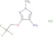 1-Methyl-3-(2,2,2-trifluoroethoxy)-1H-pyrazol-4-amine hydrochloride