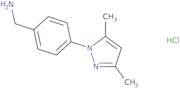 [4-(3,5-Dimethyl-1H-pyrazol-1-yl)phenyl]methanamine hydrochloride