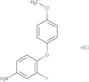 3-Fluoro-4-(4-methoxyphenoxy)aniline hydrochloride