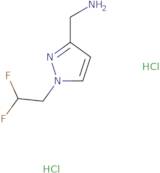 [1-(2,2-Difluoroethyl)-1H-pyrazol-3-yl]methanamine dihydrochloride