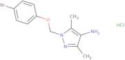 1-[(4-Bromophenoxy)methyl]-3,5-dimethyl-1H-pyrazol-4-amine hydrochloride