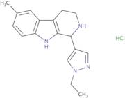 1-Ethyl-4-{6-methyl-1H,2H,3H,4H,9H-pyrido[3,4-b]indol-1-yl}-1H-pyrazole hydrochloride