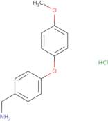 [4-(4-Methoxyphenoxy)phenyl]methanamine hydrochloride