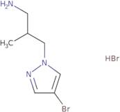 3-(4-Bromopyrazol-1-yl)-2-methylpropan-1-amine hydrobromide