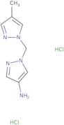 1-[(4-Methyl-1H-pyrazol-1-yl)methyl]-1H-pyrazol-4-amine dihydrochloride