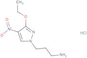 3-(3-Ethoxy-4-nitro-1H-pyrazol-1-yl)propan-1-amine hydrochloride